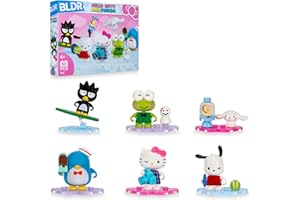 BLDR Hello Kitty and Friends Minifigures 6-Pack - Amazon Exclusive - Hello Kitty, Cinnamoroll, Pochacco, Tuxedosam, Keroppi, & Badtz-Maru - 8+, 0226