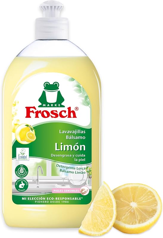 Lavavajillas Ecológico a Mano Líquido Bálsamo Limón - 8x500ml