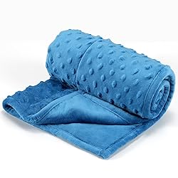 Wemore Minky Dot Weighted Blanket 3 lbs, Soft Cozy