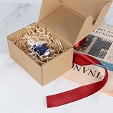 RLAVBL 25 Pack Small White Corrugated Shipping Boxes 6 x 4 x 3 in view 2