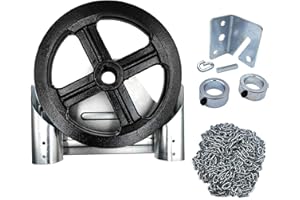 LAJIAOZ Garage Door Chain Hoist - 1:1 Reduced Drive,4000 Direct Drive Heavy Duty Hoist for Roll Up Doors and Jackshaft Garage Door Openers