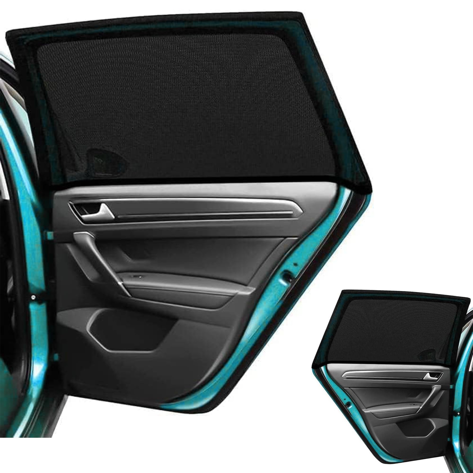 Bufomafo Children's Car Window Shades - Sun Shades for Car Windows - Blackout Blinds for Sun, Glare, and Heat Defense