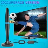 CNMTCCO Indoor TV Aerial 250 Miles 4K 1080P HDTV Aerial view 3