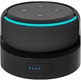 Blanou Echo Dot 3 Battery Base(Not Including dot 3 Speaker), Portable Dot 3rd Gen &Mini 2 Battery Base, 5200 mAh 8 Hours Work Time, Black