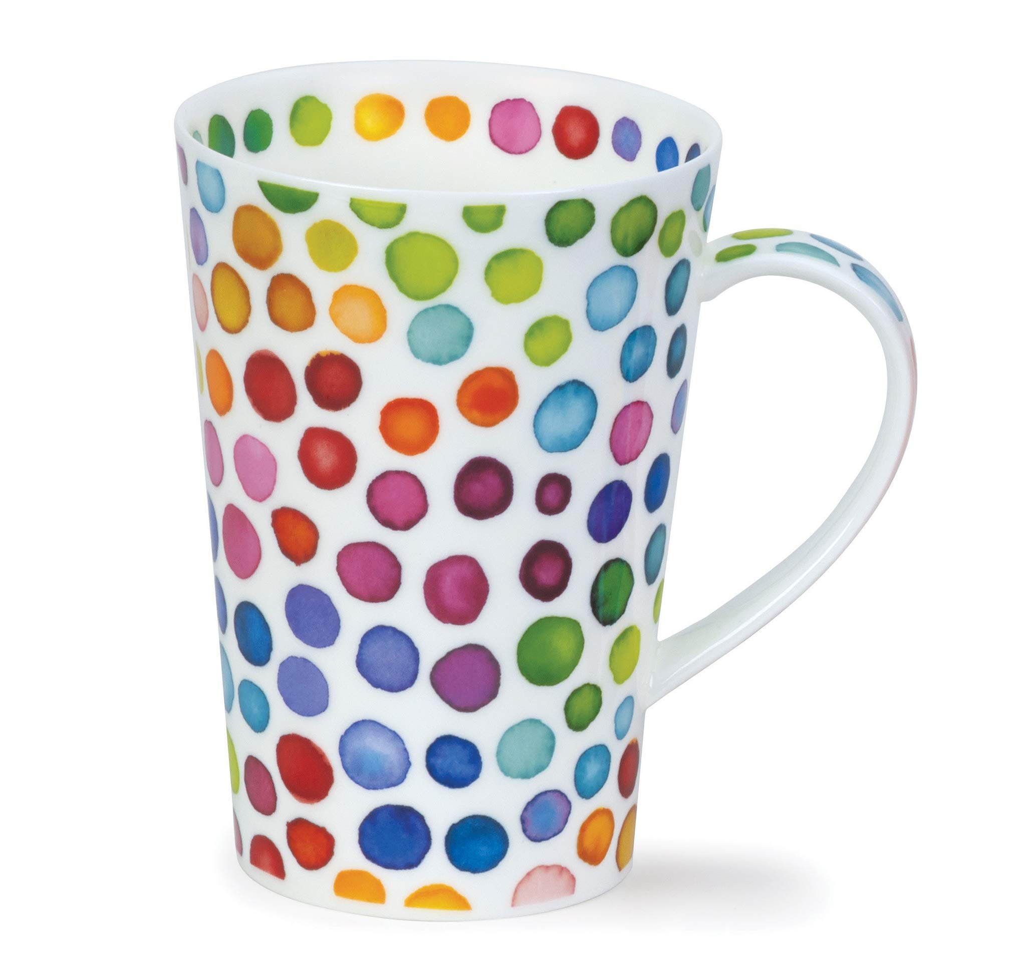 Dunoon Fine Bone China Mug Shetland Shape Made in England (Hot Spots)