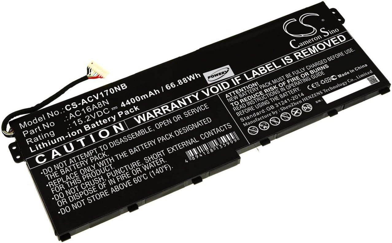 Akku für Laptop Acer Aspire V17 Nitro, 15,2V Amazon.de Elektronik