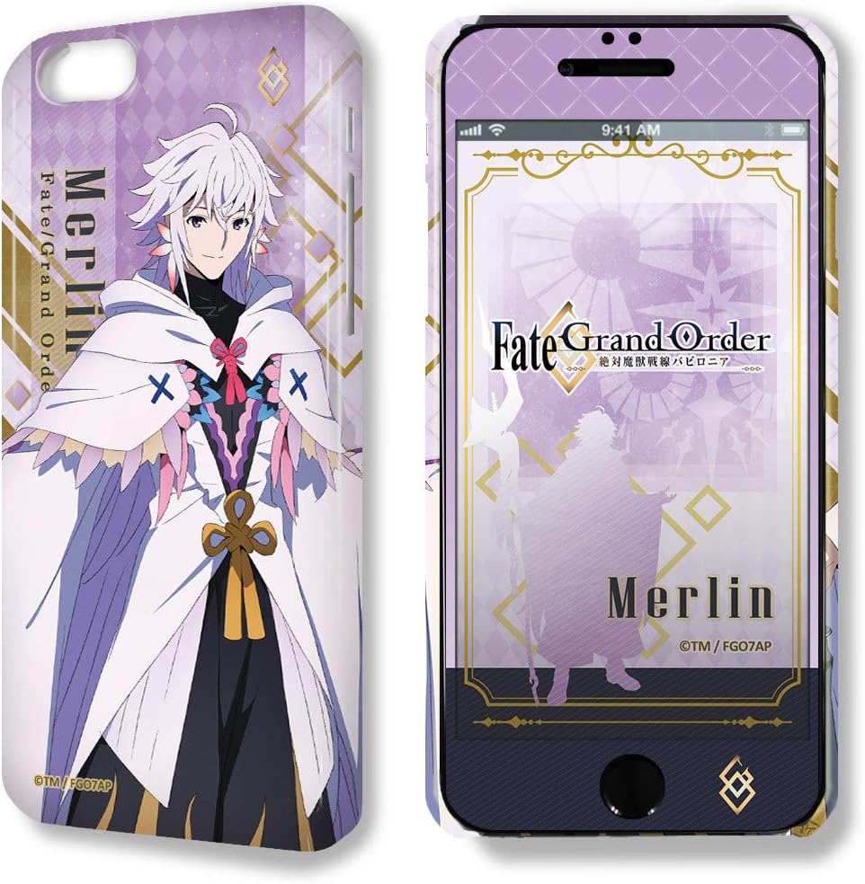 Amazon Co Jp Fate Grand Order 絶対魔獣戦線バビロニア Iphone 6 6sケース 保護シート デザイン06 マーリン ホビー
