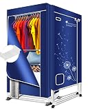 KASYDoFF Clothes Dryer, 1600W-110V Portable Clothes Dryer, 67Inch-3 Tier Foldable Clothes Dryers Rack, Energy Saving Portable Dryer for Apartment, Indoor, Travel, RV
