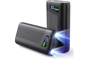 ONLYNEW Portable Charger 32000 mAh - USB C Fast Charging Power Bank PD 4.0 & QC 4.0 Huge Capacity External Battery Pack PowerBank with Flashlight for iPhone, Samsung Galaxy, iPad etc