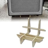 Guitar Amp Stand for Enhanced Tone &amp; Monitoring, 12 inch Wood Portable Stage Floor Monitor Holder for Electric Guitar Bass Amps, Reduces Resonance &amp; Improves Sound Projection