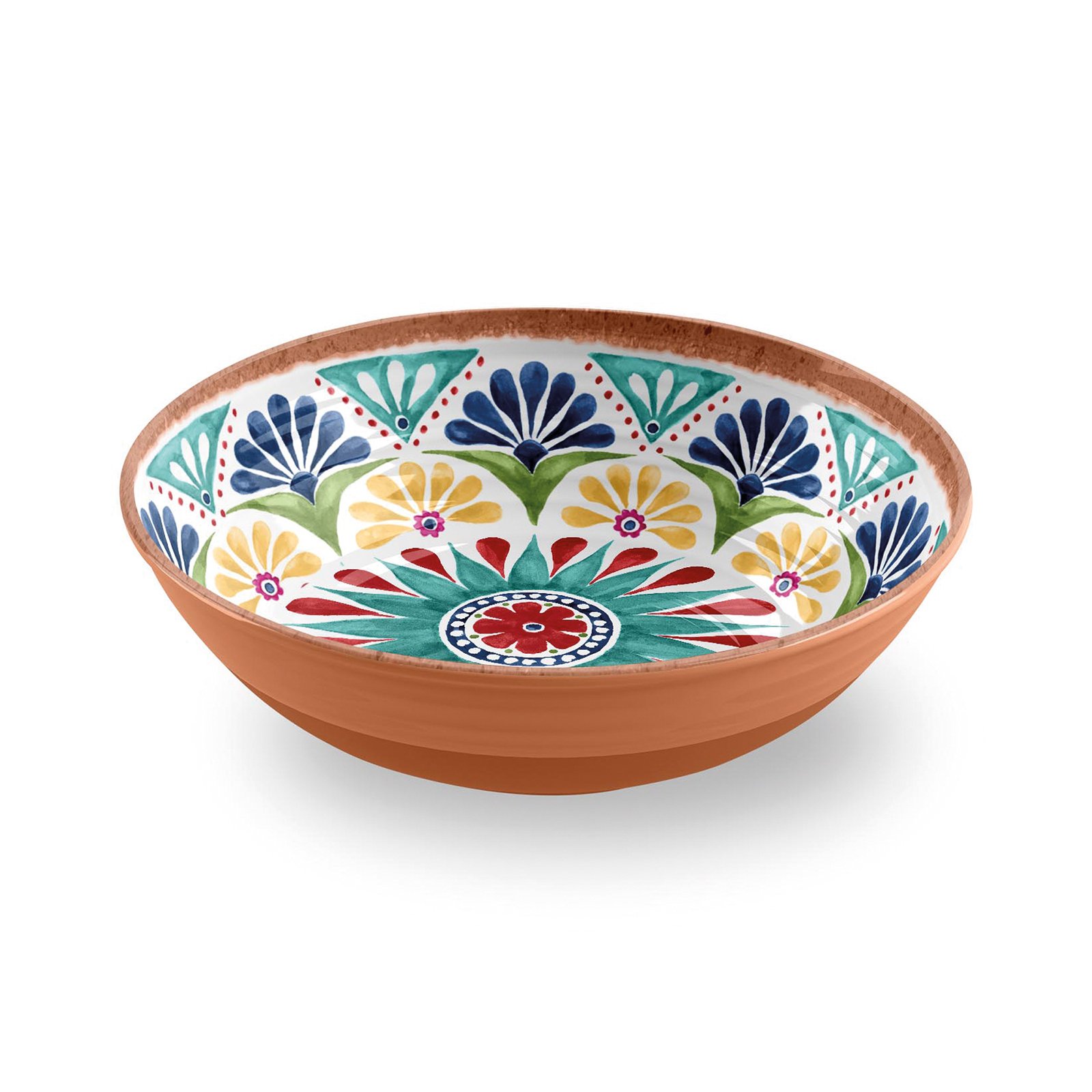 Auntie Morags Purely Home Re-usable Rio Medallion 30cm Melamine Salad Serving Bowl