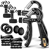 5/10 PCS Grip Strength Trainer Kit, Hand Gripper Strengthener, Finger Exerciser