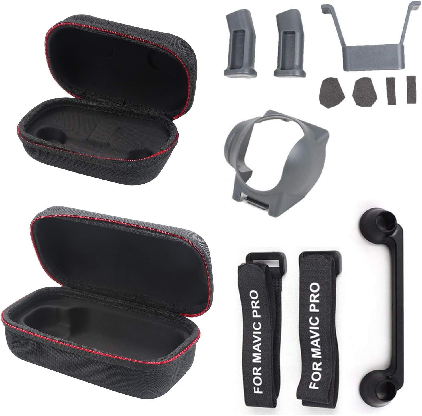 D&F 9in1 Accessories Kit for DJI Mavic Pro Quadcopter Drone,2 pack