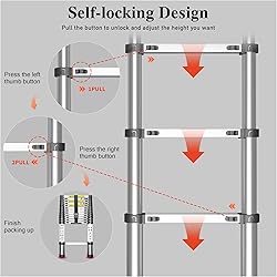 Telescoping Ladder Extension Telescopic Collapsible
