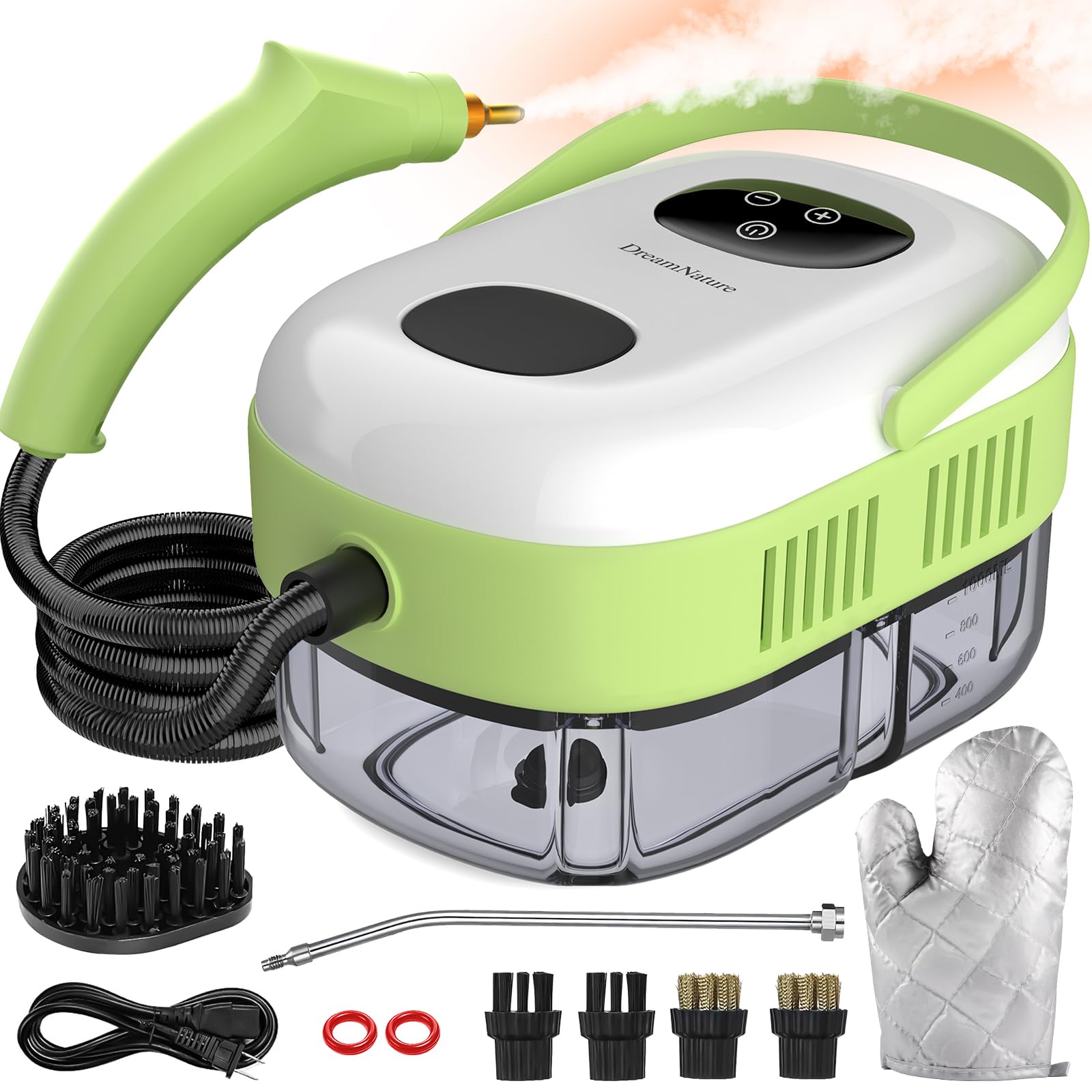Photo 1 of 10-in-1 Steam Cleaner for Home, High Temperature & High Pressure, Steamer for Cleaning with 10s Fast Heating, Handheld Steam Cleaner with 37.19OZ Large Tank for Car, Home, Furniture, Carpet and Floor