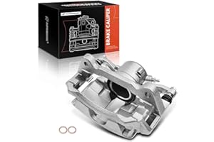 A-Premium Disc Brake Caliper Assembly with Bracket Compatible with Select Volkswagen Models - Golf 2015-2021, Golf SportWagen