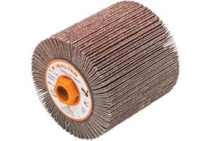 WALTER SURFACE TECHNOLOGIES Walter 07J448 COOLCUT Linear Finishing Flap Abrasive Drum - 80 Grit, 4-1/4 in.