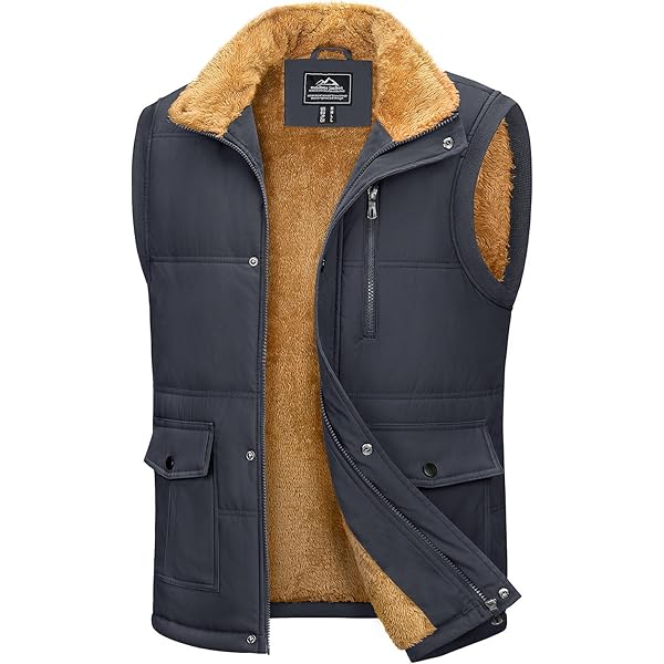 Chaleco De Trabajo Hombre Invierno Chalecos De Forro Polar Para