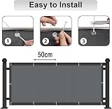 AXT SHADE Balcony Privacy Screen 90x500cm Waterproof Anthracite view 6