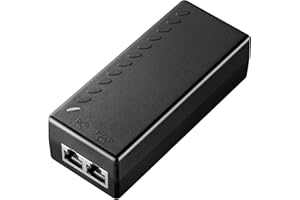 Cudy New 30W Gigabit PoE Injector Adapter, 30W,10/100/1000Mbps RJ-45, IEEE 802.3af / 802.3at Compliant, up to 100 Meters (325 Feet), PoE200