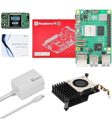 Amazon.com: Raspberry Pi 5 (16GB) : Electronics