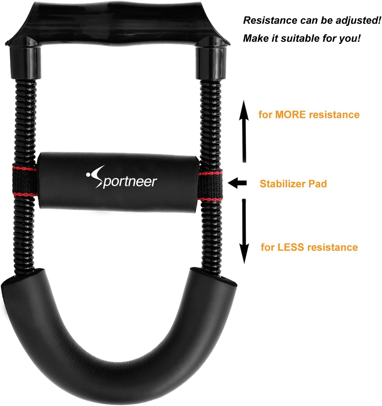 Sportneer Wrist Strengthener Forearm Exerciser Hand Developer Strength Trainer for Athletes, Fitness Enthusiasts, Professionals : Sports & Outdoors