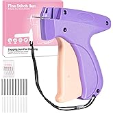 Stitch Gun for Clothes,Retail Tagging Gun for Clothing,Includes 6 Mini Needle,5000 Pcs Micro Fasteners(2500 White & 2500 Black) Quick Stitch Sewing Gun for Clothes,Stitchy Sewing Kit Tag Gun