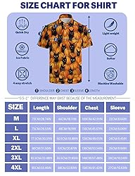 Xdceu Halloween Golf Polos for Men - Funny Golf