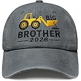 LSDY Big Brother Hats 2026 Big Brother Gift Adjustable Embroidered Baseball Hats for Boy