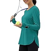 KevaMolly Workout Tops for Women Long Sleeve UPF 50+ UV Protection Sun Shirt Lightweight Quick Dry Rash Guard Hiking Shirts