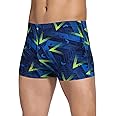 K898 Men's Square Leg Swimming Jammer Shorts UPF50+,Men Swimsuit Swim Jammers Fabric Shape Retention