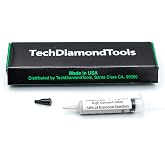 TechDiamondTools Diamond Lapping Paste Polishing Compound USA Made 800 Grit Mesh 12-25 Micron Lapping Compound for Rock Glass Metal Jewelry Resin Marble with High Concentration of Diamond Powder