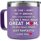 Mom Gifts from Daughter Son,You're A Really Great Mother Coffee Mug - Birthday Christmas Gifts Idea for Moms (14OZ Purple)