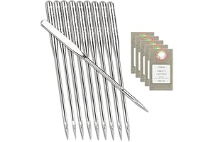 APACALI 50 PCS Sewing Machine Needles for Brother, Sewing Needles Embroidery Machine Needles for Brother Sewing Machine (100/16-50 Pack)