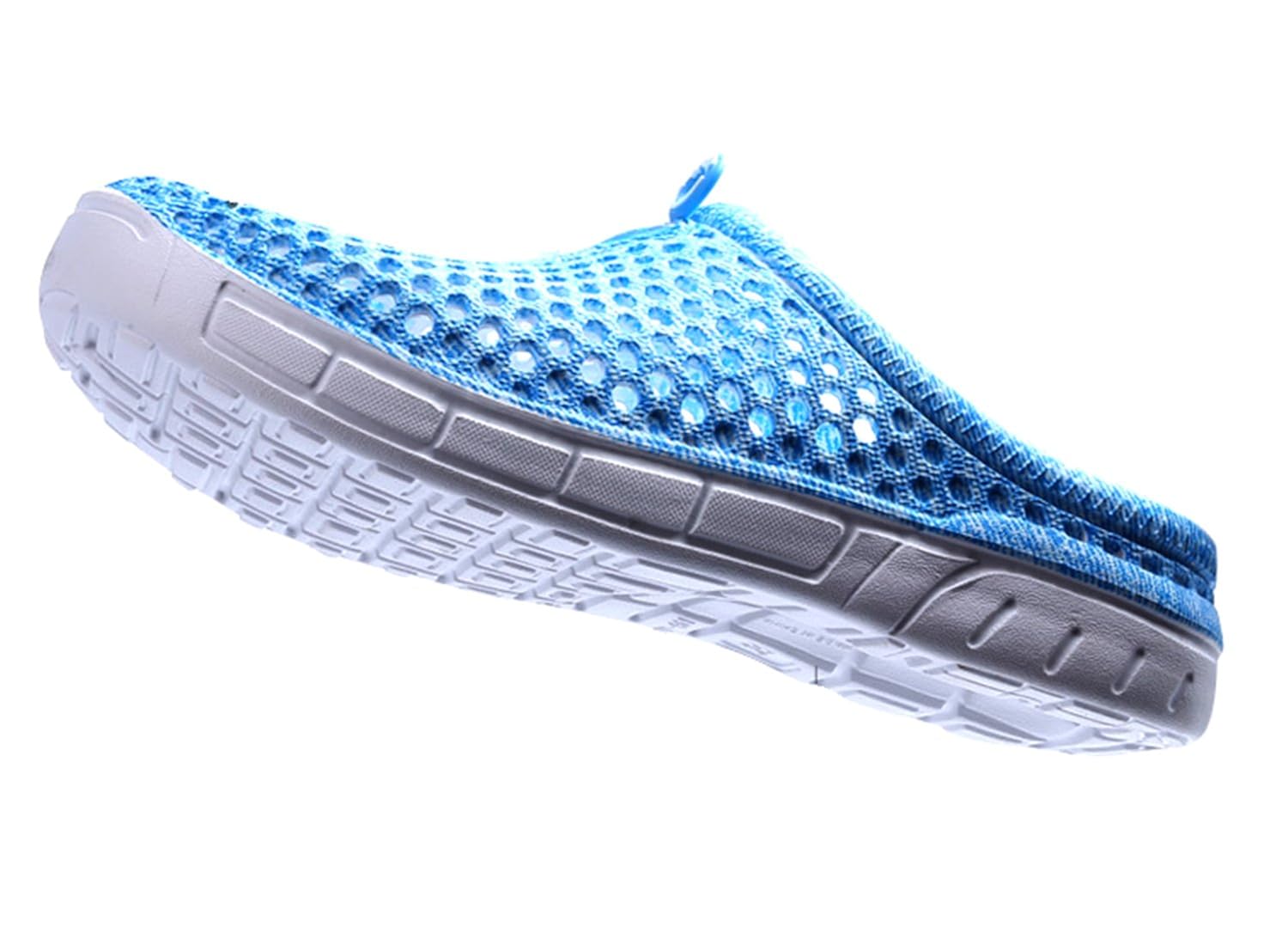 di grazia girls/women breathable clog style fashion sandals (sea blue, blue-rubber-flats-39)