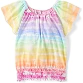 The Children's Place Girls Smocked Short Sleeve Tops