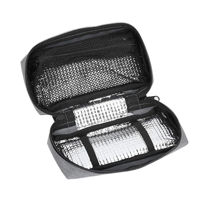 Bolsa de refrigeración portátil - insulina nevera viaje caso para ...