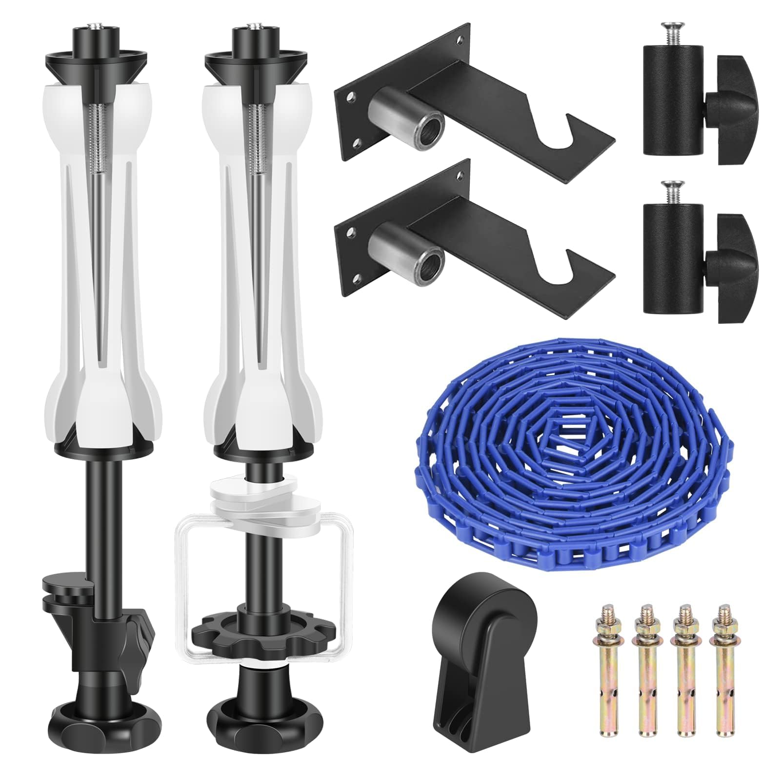 EMART Photography Backdrop Wall Mount Single Roller Support System, Manual Photo Background Rolling Systems for Studio, Live, Streaming