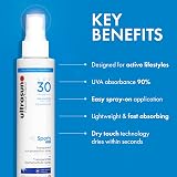 Ultrasun Sports Spray SPF30 150ml Clear UV Protection Sun Lotion view 2