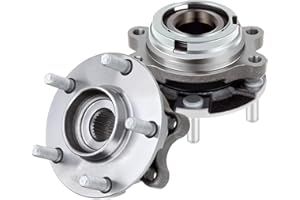 ECCPP Pair of 2 Front Wheel Hubs Bearings Assembly HA590125 fit for EX35 EX37 FX35 FX37 FX45 FX50 G25 G35 G37 M35 M37 M45 M56 (AWD Models ONLY)