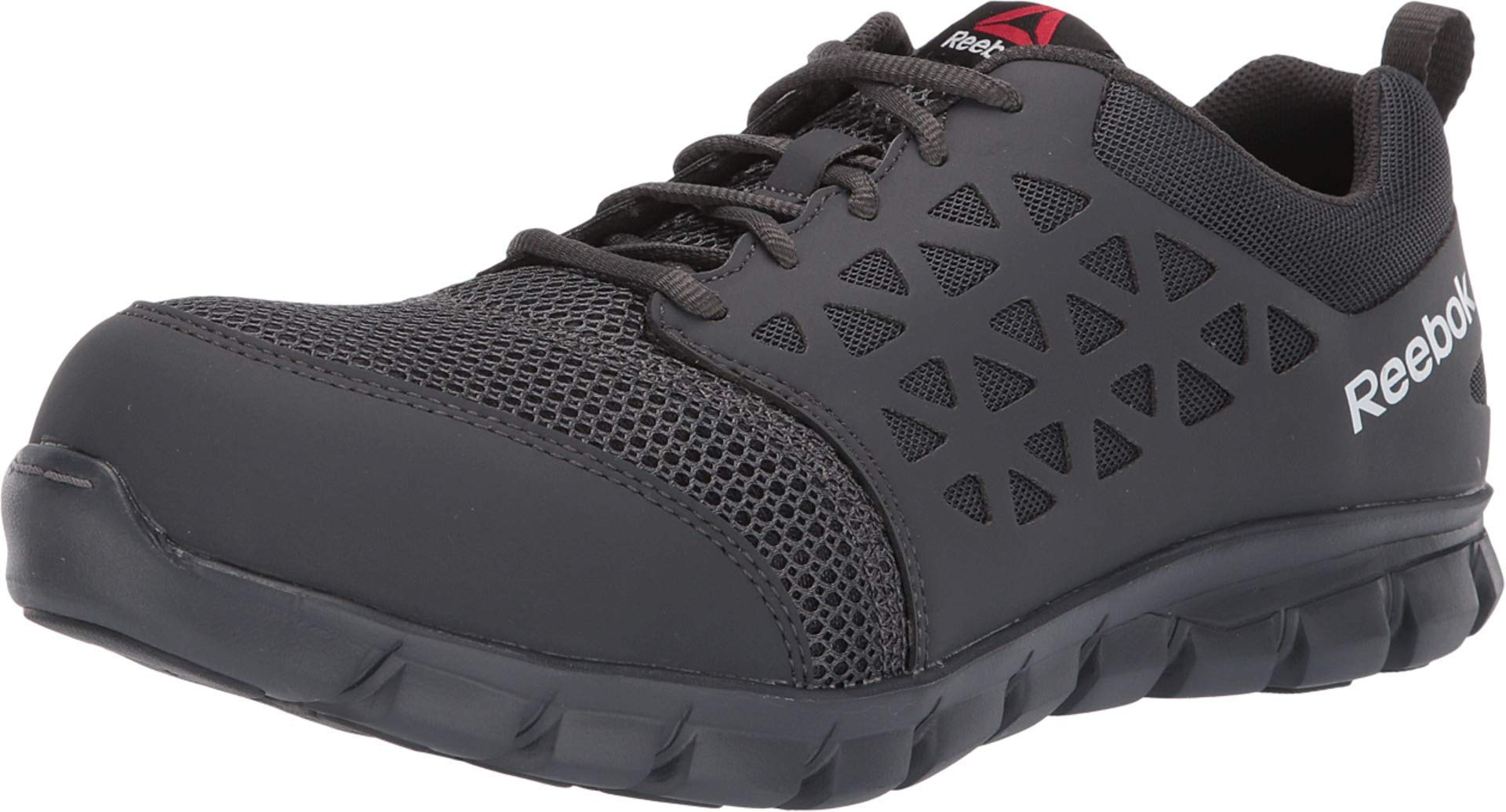 Photo 1 of Reebok Work Mens Sublite Cushion Work Ct Eh Athletic Work Shoe Grey - 7.5 Wide
