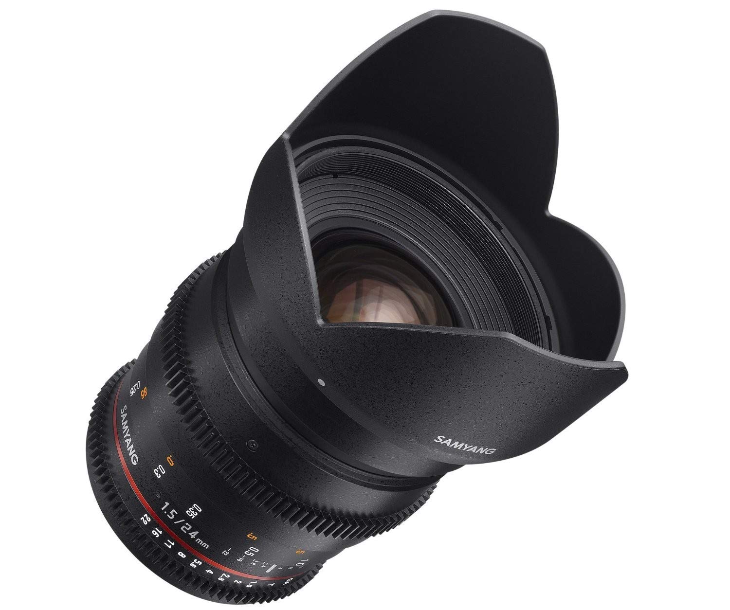 Samyang 24 mm T1.5 VDSLR Manual Focus Video Lens for Nikon DSLR Cameras