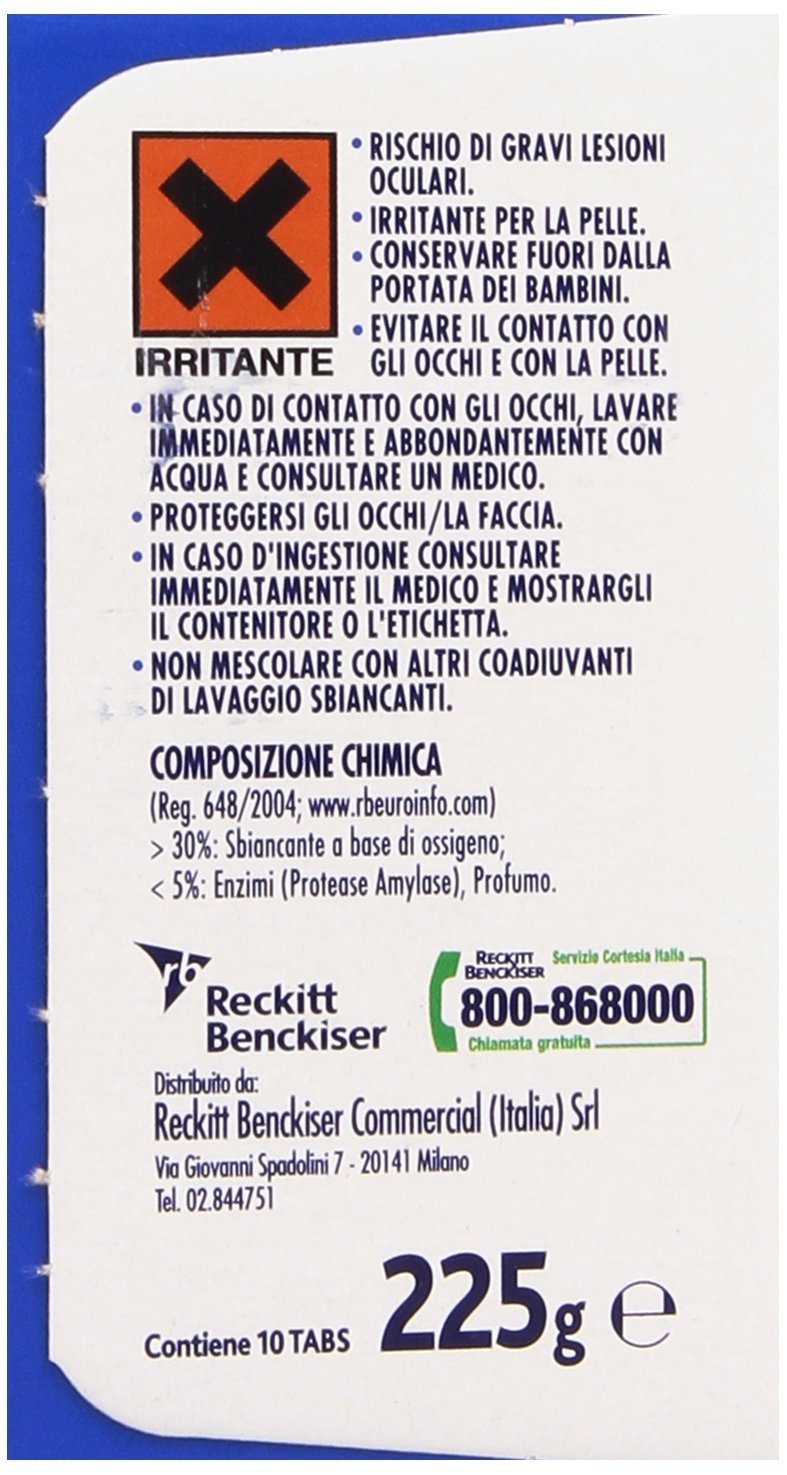 Napisan:Antibacterial Laundry Cleanser 10 Tabs - 225g Pack of 2: Amazon.com: Grocery & Gourmet Food