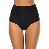 Bonneuitbebe Women Swim Bottoms High Waisted Bikini Bottom Full Coverage Swimsuit Bottoms Bathing Suit Bottom