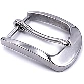 LAXPICOL 1.5"(40mm) Heavy Duty Stainless Steel Single Prong Square Belt Buckle