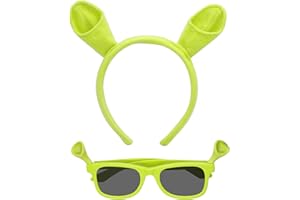 Union Power Headband Dressing Up Ears Funny Headwear Halloween Costume for Party Decoration (Headband+Glasses)