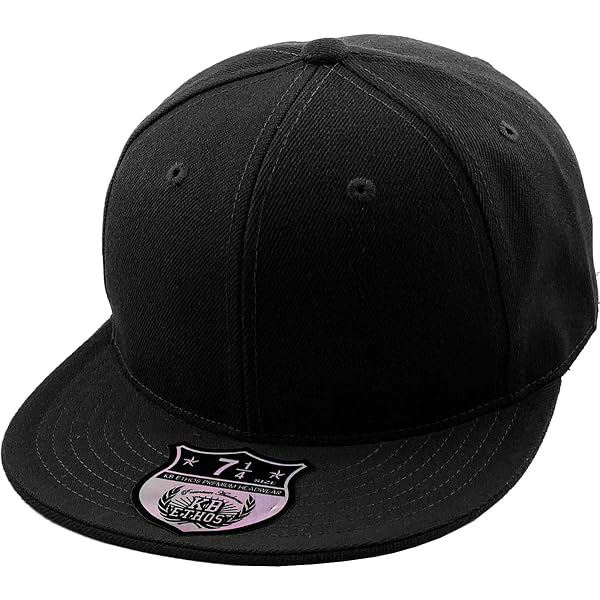 thumbnail image 2 of New Era 9FIFTY Snapback Hat – Blank Black, One Size Fits Most, Adjustable Sports Cap 2 of 5