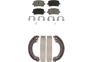 Transit Auto Front Rear Ceramic Brake Pads And Drum Shoes Kit Replacement For Toyota Corolla KCN-100454
