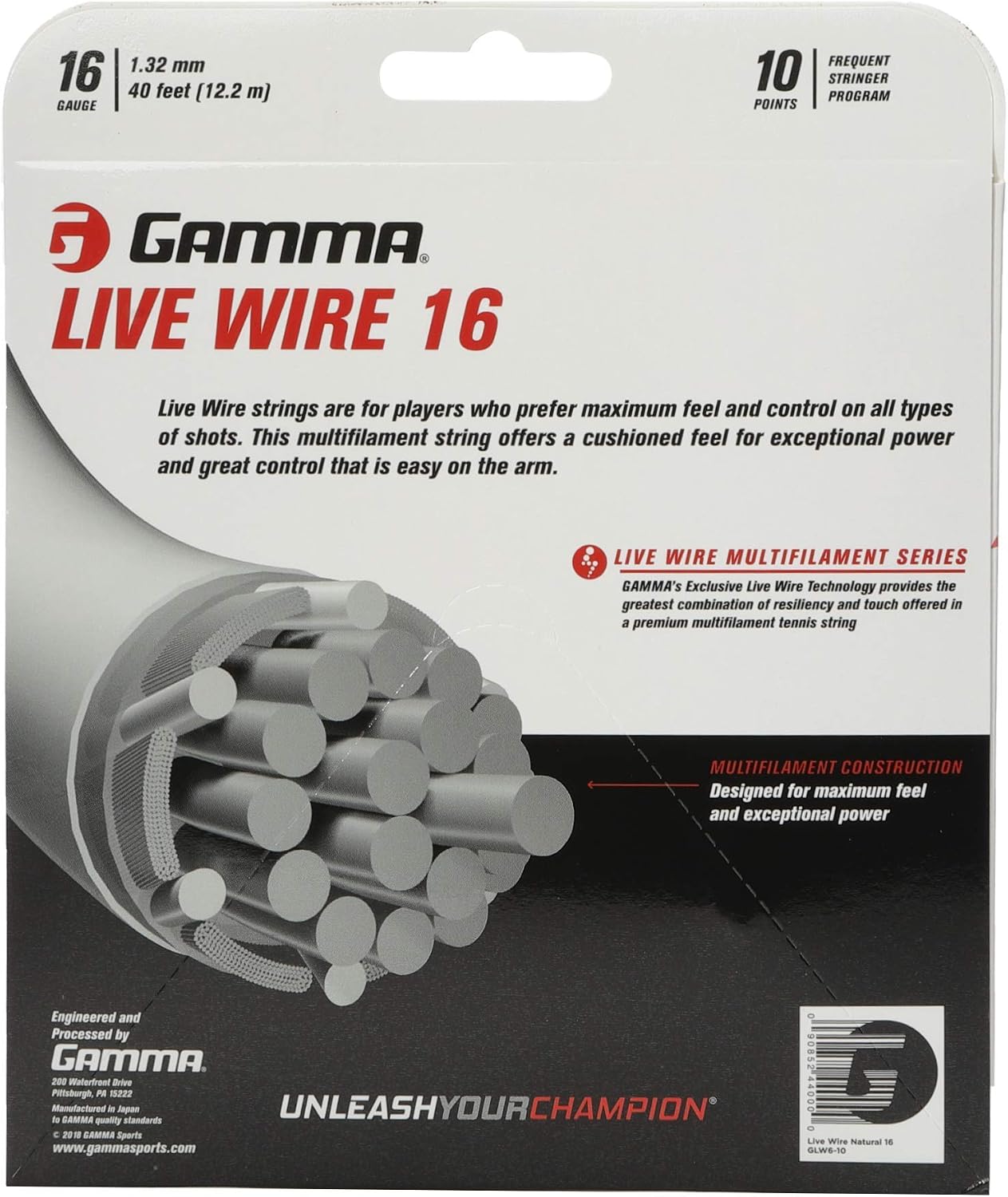 Gamma Live Wire String Set - Off-White, 1.32 mm - Image 3