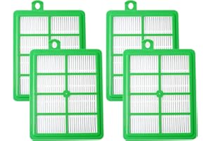 4 Pack H12 HEPA Filters Compatible with Electrolux Harmony Oxygen Ultra Oxygen 3 Ultra Canister Vacuum Cleaners EL012B EL012W